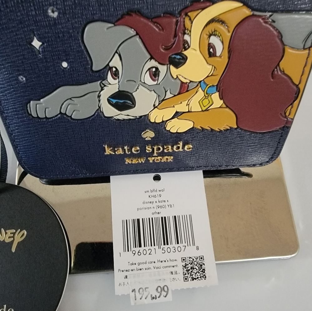 Disney & Kate Spade Small Bifold wallet - Picture 2 of 7